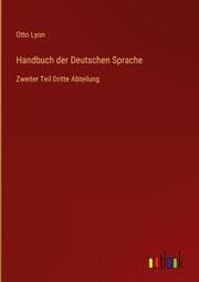 Cover von Handbuch der Deutschen Sprache