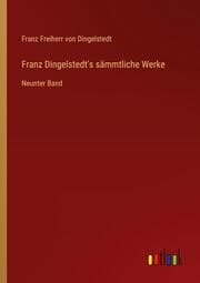 Cover von Franz Dingelstedt's sämmtliche Werke