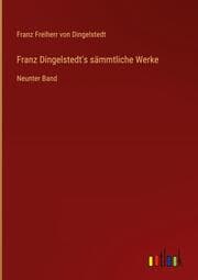 Cover von Franz Dingelstedt's sämmtliche Werke