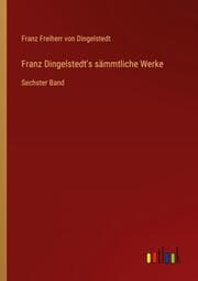 Cover von Franz Dingelstedt's sämmtliche Werke
