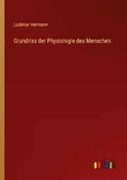 Cover von Grundriss der Physiologie des Menschen