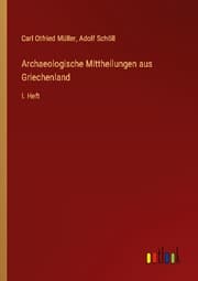 Cover von Archaeologische Mittheilungen aus Griechenland