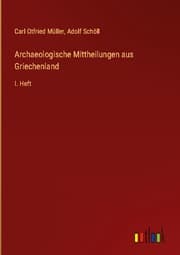 Cover von Archaeologische Mittheilungen aus Griechenland