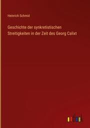 Cover von Geschichte der synkretistischen Streitigkeiten in der Zeit des Georg Calixt