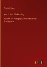 Cover von Von Luther bis Lessing
