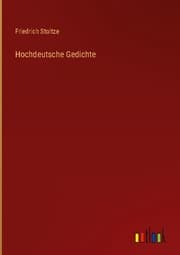 Cover von Hochdeutsche Gedichte