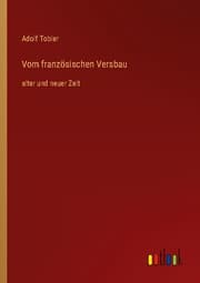 Cover von Vom französischen Versbau
