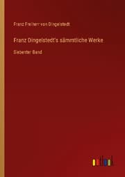 Cover von Franz Dingelstedt's sämmtliche Werke