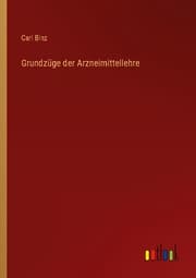 Cover von Grundzüge der Arzneimittellehre