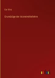 Cover von Grundzüge der Arzneimittellehre