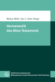 Cover von Hermeneutik des Alten Testaments