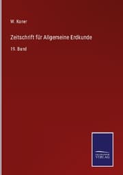 Cover von Zeitschrift für Allgemeine Erdkunde