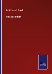 Cover von Kleine Schriften