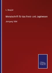 Cover von Monatschrift für das Forst- und Jagdwesen