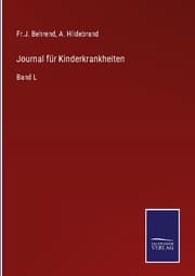 Cover von Journal für Kinderkrankheiten