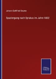 Cover von Spaziergang nach Syrakus im Jahre 1802