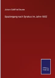 Cover von Spaziergang nach Syrakus im Jahre 1802