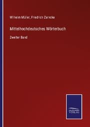 Cover von Mittelhochdeutsches Wörterbuch