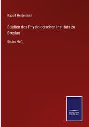 Cover von Studien des Physiologischen Instituts zu Breslau