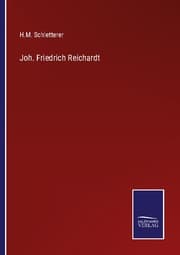 Cover von Joh. Friedrich Reichardt