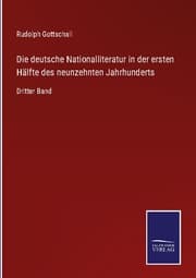Cover von Die deutsche Nationalliteratur in der ersten Hälfte des neunzehnten Jahrhunderts