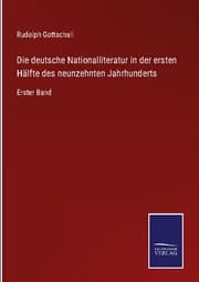 Cover von Die deutsche Nationalliteratur in der ersten Hälfte des neunzehnten Jahrhunderts