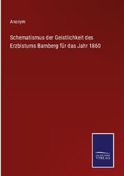 Cover von Schematismus der Geistlichkeit des Erzbistums Bamberg für das Jahr 1860