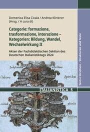 Cover von Categorie: formazione, trasformazione, interazione - Kategorien: Bildung, Wandel, Wechselwirkung II