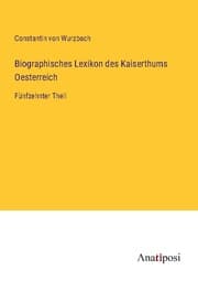 Cover von Biographisches Lexikon des Kaiserthums Oesterreich