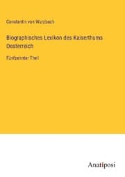 Cover von Biographisches Lexikon des Kaiserthums Oesterreich