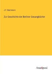 Cover von Zur Geschichte der Berliner Gesangbücher