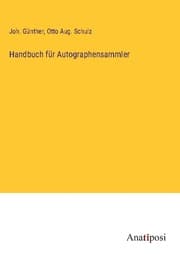 Cover von Handbuch für Autographensammler