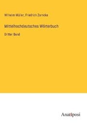 Cover von Mittelhochdeutsches Wörterbuch
