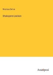 Cover von Shakspere-Lexikon