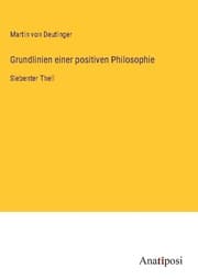 Cover von Grundlinien einer positiven Philosophie