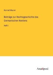Cover von Beiträge zur Rechtsgeschichte des Germanischen Nordens