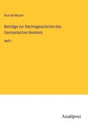 Cover von Beiträge zur Rechtsgeschichte des Germanischen Nordens