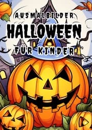 Cover von Ausmalbuch Halloween für Kinder