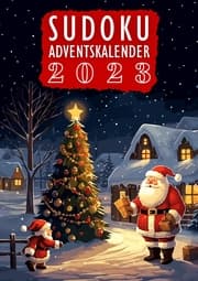 Cover von Sudoku Adventskalender 2023 - Weihnachtsgeschenk