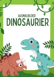 Cover von Ausmalbilder Dinosaurier