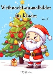 Cover von Christmas Coloring Pages For Kids Volume 2