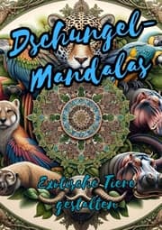 Cover von Dschungel-Mandalas: Exotische Tiere gestalten