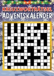 Cover von Kreuzworträtsel Adventskalender - Weihnachtsgeschenk
