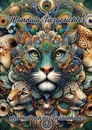 Cover von Mandala-Tiergesichter