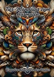 Cover von Tier-Mandalas zum Ausmalen