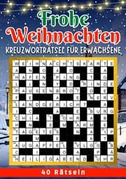 Cover von Frohe Weihnachten - Kreuzworträtsel