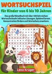 Cover von Wortsuchspiel für Kinder von 6 bis 10 Jahren