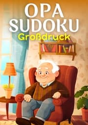 Cover von Opa Sudoku Großdruck - Geschenk für Opa