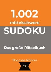 Cover von 1.002er Sudoku mittelschwer
