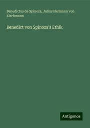 Cover von Benedict von Spinoza's Ethik